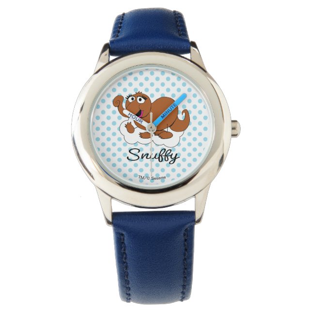 Snuffleupagus Doodley Graphic Horloge (Voorkant)