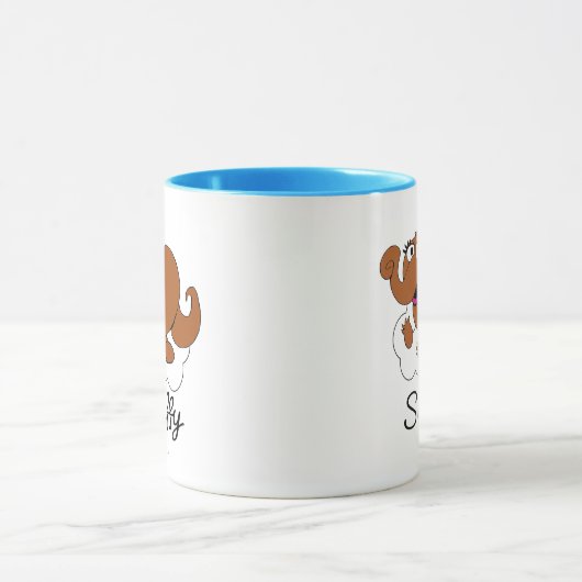 Snuffleupagus Doodley Graphic Mok (Midden)