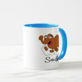 Snuffleupagus Doodley Graphic Mok (Voorkant rechts)