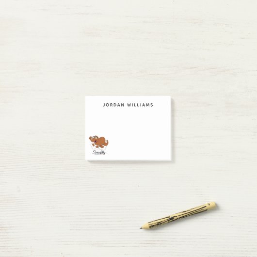 Snuffleupagus Doodley Graphic Post-it® Notes (Op bureau)