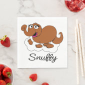 Snuffleupagus Doodley Graphic Servet (Insitu)