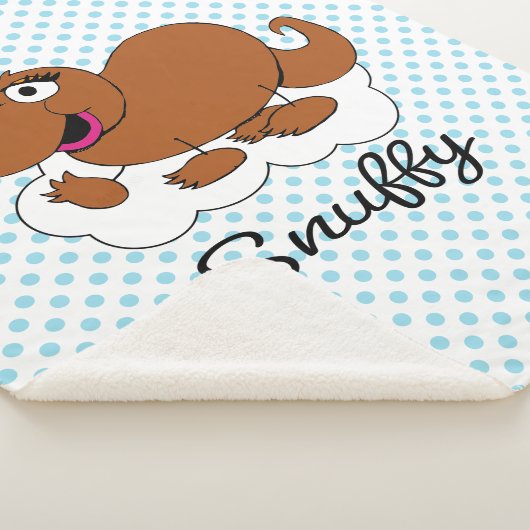 Snuffleupagus Doodley Graphic Sherpa Deken (3/4)
