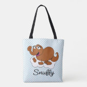 Snuffleupagus Doodley Graphic Tote Bag (Achterkant)