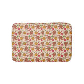 Snuffleupagus en Big Bird Groovy Flower Pattern Badmat (Voorkant)