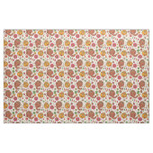 Snuffleupagus en Big Bird Groovy Flower Pattern Stof (Fat Quarter)