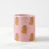 Snuffleupagus Pink Polka Dot Patroon Mok (Midden)