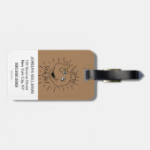 Snuffleupagus Schaats Logo - tot en met zonsopgang Bagagelabel (Achterkant horizontaal)