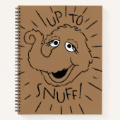 Snuffleupagus Schaats Logo - tot en met zonsopgang Notitieboek (Voorkant)