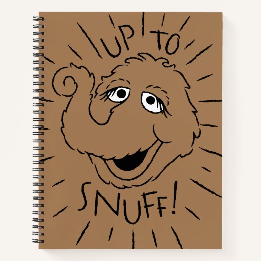 Snuffleupagus Schaats Logo - tot en met zonsopgang Notitieboek (Voorkant)