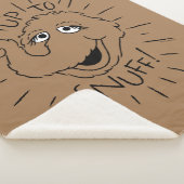 Snuffleupagus Schaats Logo - tot en met zonsopgang Sherpa Deken (3/4)