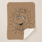 Snuffleupagus Schaats Logo - tot en met zonsopgang Sherpa Deken (Voorkant)