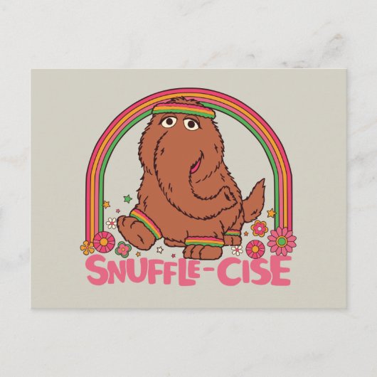 Snuffleupagus | Snuffle-Cise Briefkaart (Voorkant)