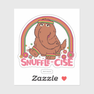 Snuffleupagus   Snuffle-Cise Sticker