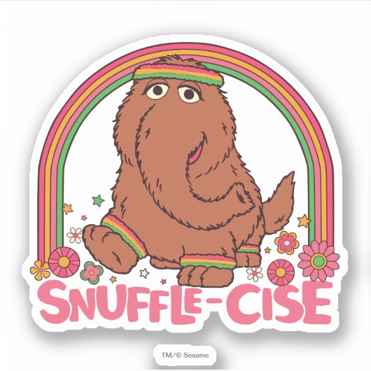 Snuffleupagus | Snuffle-Cise Sticker (Voorkant)