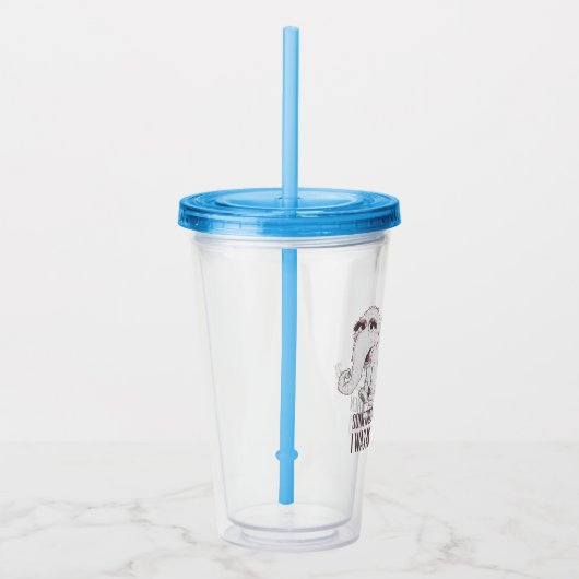 Snuffleupagus | Soms mis ik de dagen Acryl Drinkbeker (Rechts)