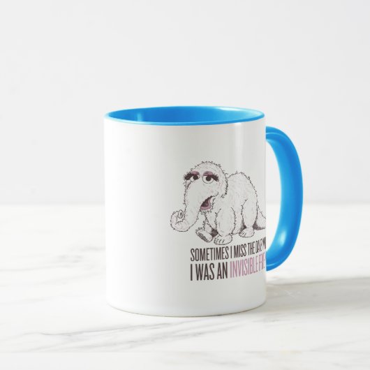 Snuffleupagus | Soms mis ik de Dagen Mok (Voorkant rechts)