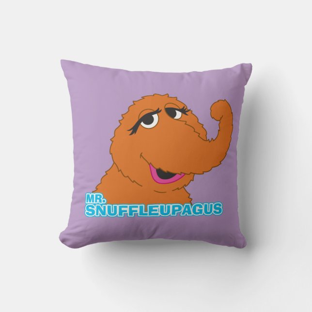 Snuffleupagus Verminderde Kussen (Voorkant)