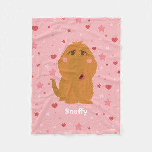 Snuffy Hearts & Stars Grafisch Fleece Deken