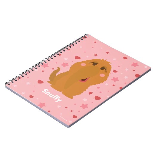 Snuffy Hearts & Stars Grafisch Notitieboek (Linkerzijde)