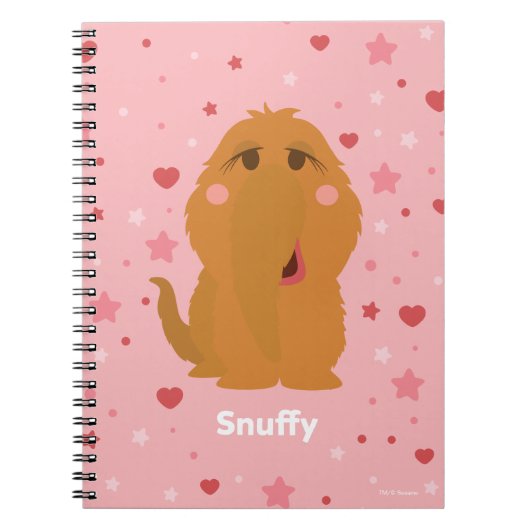 Snuffy Hearts & Stars Grafisch Notitieboek (Voorkant)