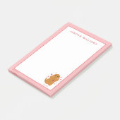 Snuffy Hearts & Stars Grafisch Post-it® Notes (Schuin)