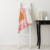 Snuffy Hearts & Stars Grafisch Sherpa Deken (In situ)