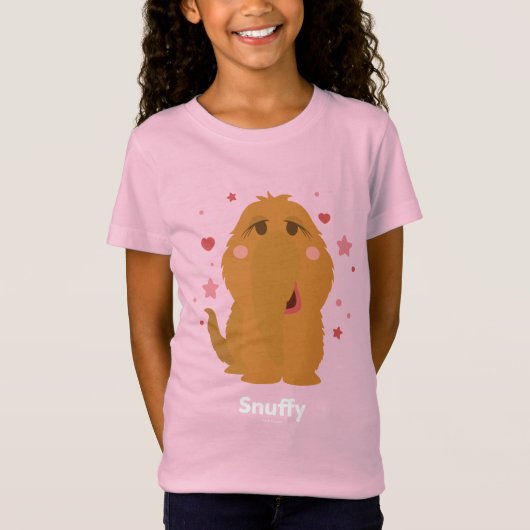 Snuffy Hearts & Stars Grafisch T-shirt (Voorkant)