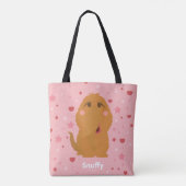 Snuffy Hearts & Stars Grafisch Tote Bag (Achterkant)