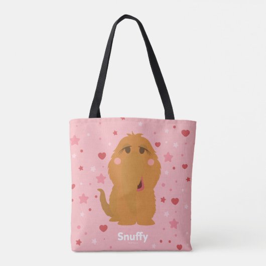 Snuffy Hearts & Stars Grafisch Tote Bag (Achterkant)