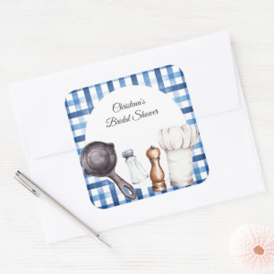 Snufje Keukenfeest van de Liefde Vierkante Sticker