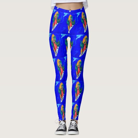 snufjes blauw leggings (Voorkant)