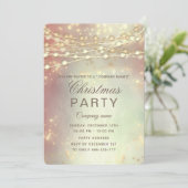 snufjes gouden kerstfeestdag kaart (Staand voorkant)