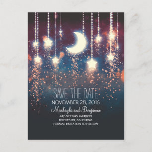 snufjes maansterren roemenitisch sparen date aankondigingskaart