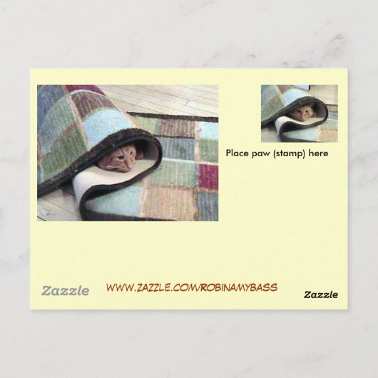 Snug als Briefkaart (Achterkant)