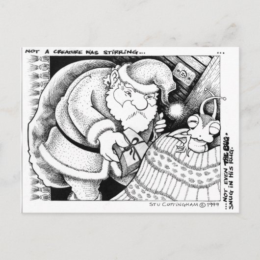 Snug als een insect in een Rug Briefkaart (Voorkant)