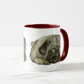 Snug als een pug mok (Voorkant rechts)