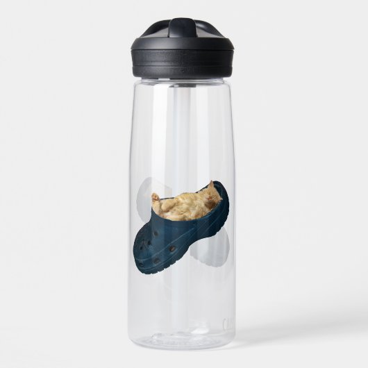 Snug as a Bug: De Croc Nap van de Kitten Waterfles (Voorkant)