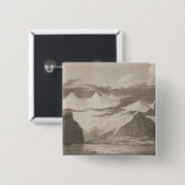 Snug Corner Cove, Alaska Vierkante Button 5,1 Cm (Voorkant /achterkant)