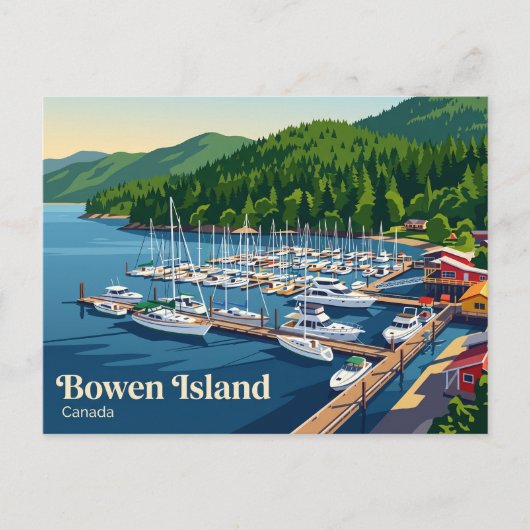 Snug Cove, Bowen Island Canada Briefkaart (Voorkant)