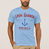 SNUG HARBOR CLASSIC BEACH BAR NEWPORT BEACH T-SHIRT (Voorkant)