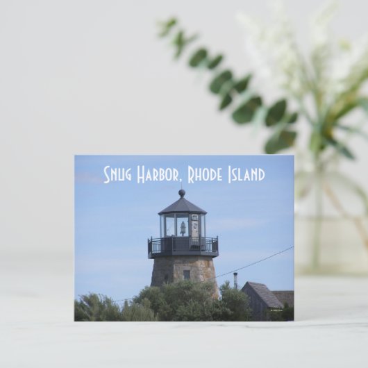 Snug Harbour, Rhode Island Briefkaart (Staand voorkant)
