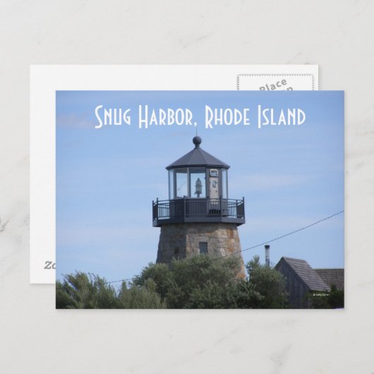 Snug Harbour, Rhode Island Briefkaart (Voorkant / Achterkant)