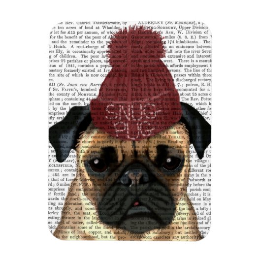 Snug Pug Magneet (Verticaal)