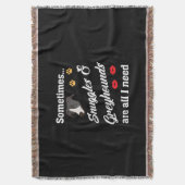 Snuggable _ Greyhounds is alles wat ik nodig heb,  Deken (Voorkant Verticaal)