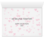 Snuggable katten in Robes Valentijn Kaart (Binenzijde Horizontaal (Onderkant))