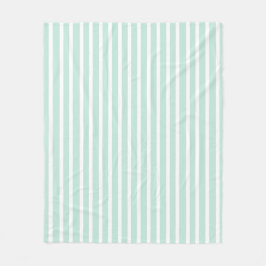 Snuggable Stempel Groen en Wit Striped Fleece Deken