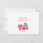 Snuggable Tortelduifjes Valentijnsdag Kaart (Achterkant)