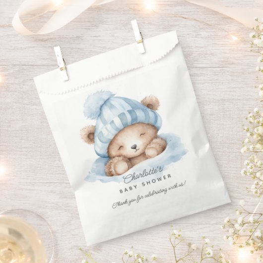 Snuggle Beer Baby shower Favor Bag Bedankzakje (Geknipt)