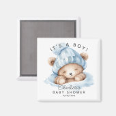 Snuggle Beer Baby shower Favor Magnet (Voorkant / Achterkant)