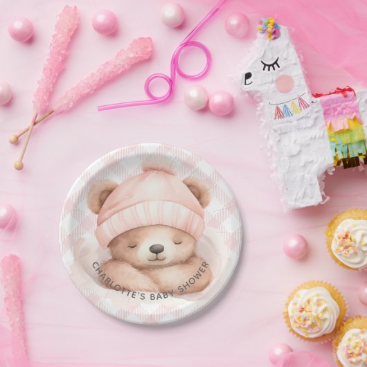 Snuggle Beer Baby shower Papier Borden Papieren Bordje (Feest)